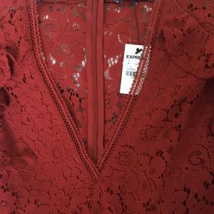 Express Wine red dress